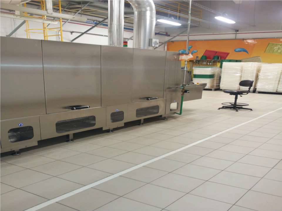 Revestimento técnico Keratec na Garoto (Nestlé) em Vitória.